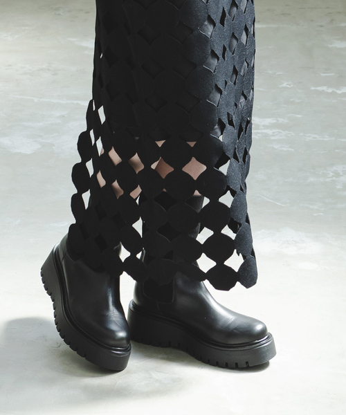 追加》ドットモチーフニットスカート（スカート）｜NOBLE（ノーブル