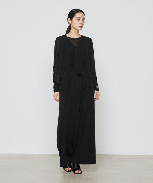 Gabardine K.T（ギャバジンケーティー）の「ハイテンションポンチライト ジレセットアップ（その他パンツ・レディース・ブラック・9号）」の2枚目の写真