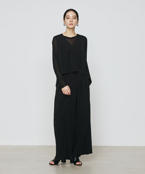 Gabardine K.T（ギャバジンケーティー）の「ハイテンションポンチライト ジレセットアップ（その他パンツ・レディース・ブラック・9号）」の4枚目の写真