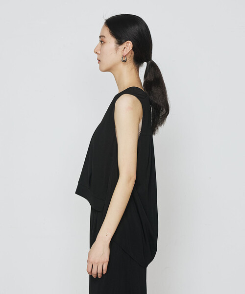 Gabardine K.T（ギャバジンケーティー）の「ハイテンションポンチライト ジレセットアップ（その他パンツ・レディース・ブラック・9号）」の8枚目の写真