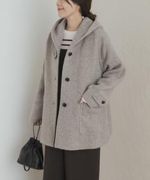 URBAN RESEARCH DOORS | エアリーウールフードコート(その他アウター)