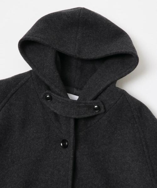 URBAN RESEARCH DOORS(アーバンリサーチドアーズ)の「エアリーウールフードコート(その他アウター・レディース・ベージュ系その他/チャコールグレー・MEDIUM)」の5枚目の写真