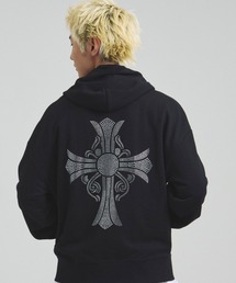 GA STONE-CROSS ZIP HOODIE