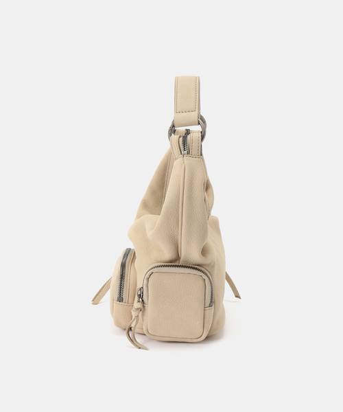 MARGE SHERWOOD(マージシャーウッド)の「【Geek Office / ギークオフィス】MARGESHERWOOD / CITY HOBO EW MINI(ショルダーバッグ・レディース・ベージュ・FREE)」の2枚目の写真