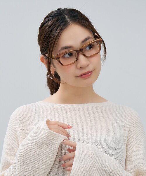 ウェリントン型 メガネ｜マツケリ MAZZUCCHELLI 太縁フレーム 眼鏡