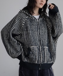 VACANCY（ヴァカンシー）の「配色リブフーディZIPパーカー/リバーシブル/新色追加（パーカー）」