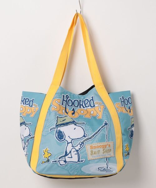 PEANUTS(ピーナッツ)の「PEANUTS スヌーピー バルーントート(トートバッグ・メンズ・グリーン/ブラウン/ブルー系その他/グリーン系その他/サックスブルー/ホワイト×ブラック/ブラック/グレー系その他・FREE)」の7枚目の写真