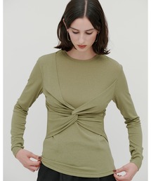 kiehtova | 【kiehtova】SLUB TWIST TOPS/スラブ ツイスト トップス(Tシャツ/カットソー)