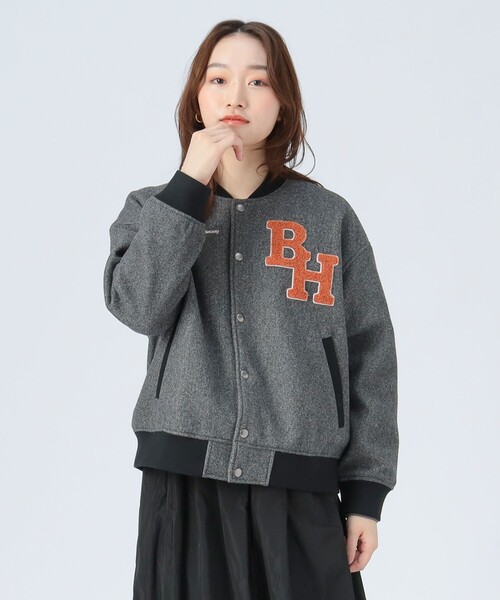 セール】BHロゴ ビッグシルエット スタジャン（ブルゾン）｜BEAMS
