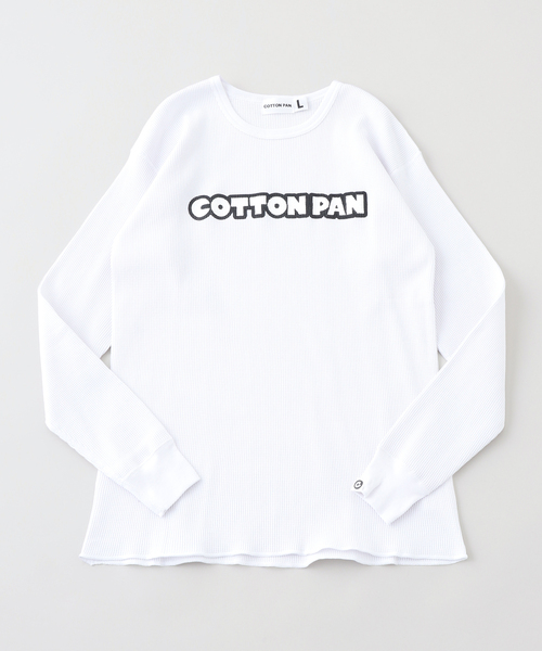 cotton pan（コットンパン）の「COTTON PAN / コットンパン CP THERMAL L/S（Tシャツ/カットソー・メンズ・ブラック/ホワイト・LARGE/MEDIUM）」の3枚目の写真