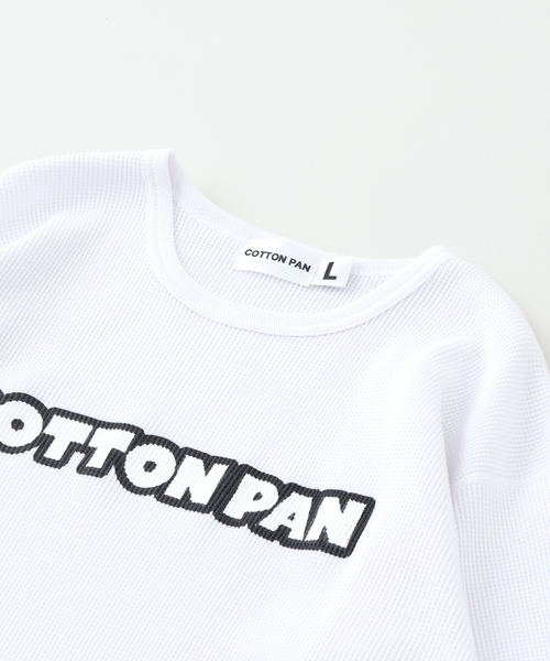 cotton pan（コットンパン）の「COTTON PAN / コットンパン CP THERMAL L/S（Tシャツ/カットソー・メンズ・ブラック/ホワイト・LARGE/MEDIUM）」の5枚目の写真