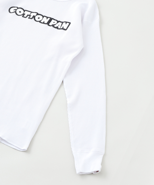 cotton pan（コットンパン）の「COTTON PAN / コットンパン CP THERMAL L/S（Tシャツ/カットソー・メンズ・ブラック/ホワイト・LARGE/MEDIUM）」の6枚目の写真