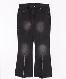 【ZIP-FLARE WIDE DENIM】