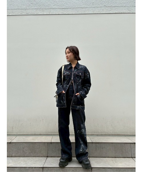 セール】【FETICO/フェティコ】《STUDIOUS別注》別注 ROSE DENIM