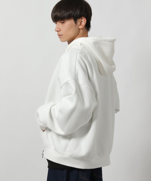 LAKOLE（ラコレ）の「裏起毛ZIPパーカー / 598730（パーカー・メンズ・ホワイト/グリーン/グレー/ブラック・MEDIUM/LARGE）」の7枚目の写真