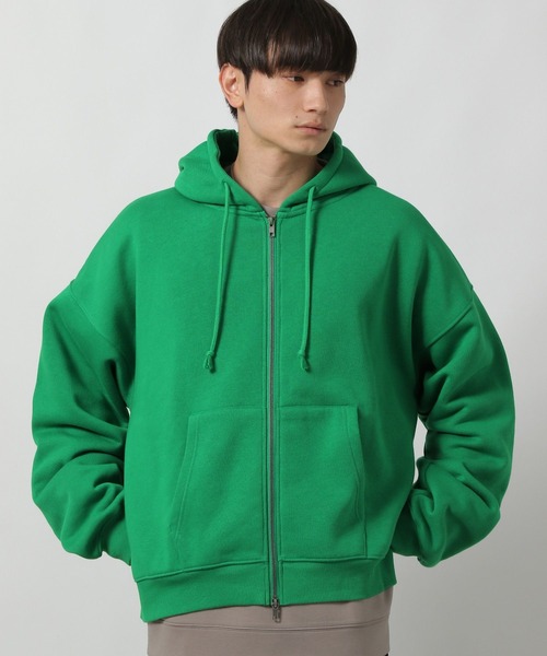 LAKOLE（ラコレ）の「裏起毛ZIPパーカー / 598730（パーカー・メンズ・ホワイト/グリーン/グレー/ブラック・MEDIUM/LARGE）」の17枚目の写真