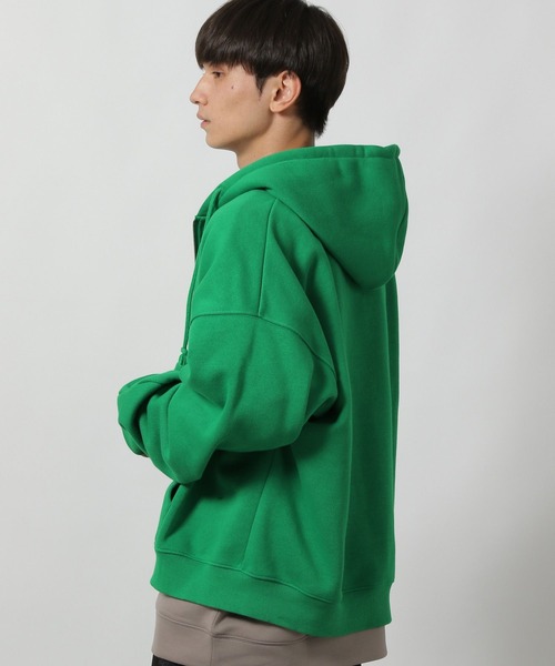 LAKOLE（ラコレ）の「裏起毛ZIPパーカー / 598730（パーカー・メンズ・ホワイト/グリーン/グレー/ブラック・MEDIUM/LARGE）」の19枚目の写真