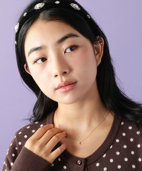 tiny tiny（ティニーティニー）の「イニシャルネックレス[tiny tiny(ティニーティニー)]（ネックレス・レディース・その他1/その他2/その他3/その他5/その他4・0）」の6枚目の写真