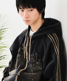 __gram.（スペースグラム）の「【__gram./スペースグラム】ダメージデニムZIPフーディー（デニムジャケット）」