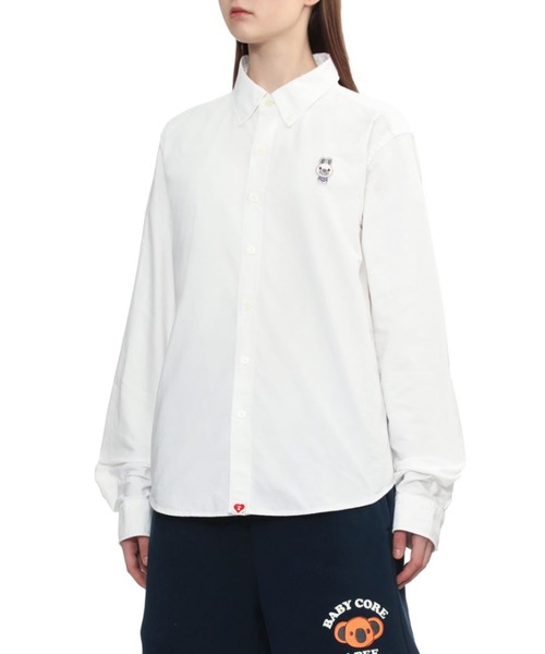 A BATHING APE（アベイシングエイプ）の「BUTTON DOWN SHIRT（シャツ/ブラウス・レディース・ホワイト・FREE）」の3枚目の写真