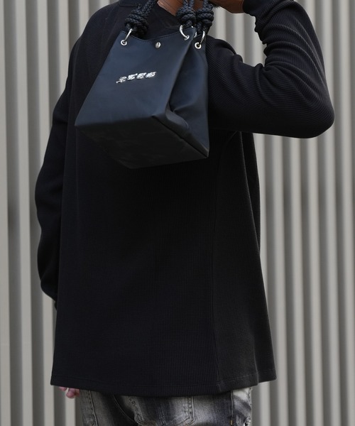 adamsJUGGLER（アダムスジャグラー）の「RTEG ヘンリーネック S/B ロンティー（Tシャツ/カットソー・メンズ・ホワイト/ブラック・S/M/L/XL/XXL）」の20枚目の写真