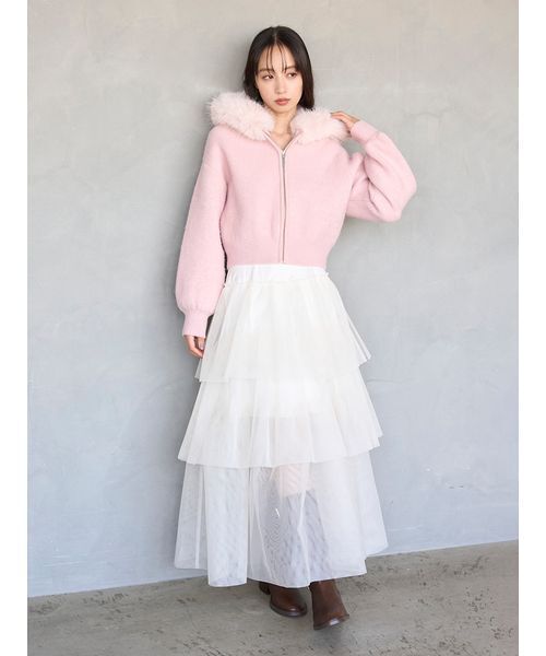 チュールパニエスカート（スカート）｜SNIDEL（スナイデル）の