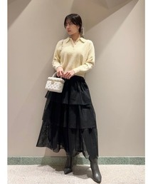 チュールパニエスカート
