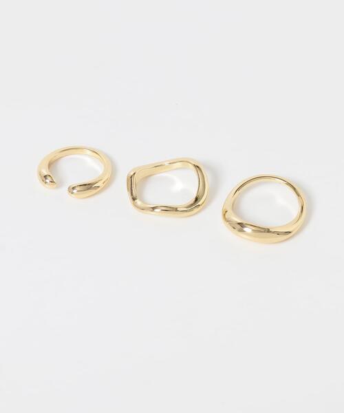 SMELLY（スメリー）の「3セットリング（リング・レディース・ゴールド・-）」の6枚目の写真