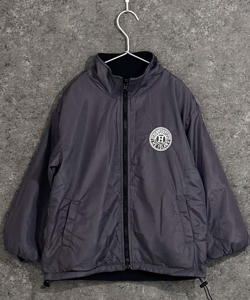 セール】【裏フリース】2wayリバーシブルトラックジャケット（ナイロン