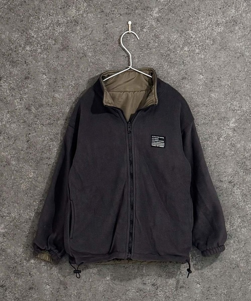 セール】【裏フリース】2wayリバーシブルトラックジャケット（ナイロン