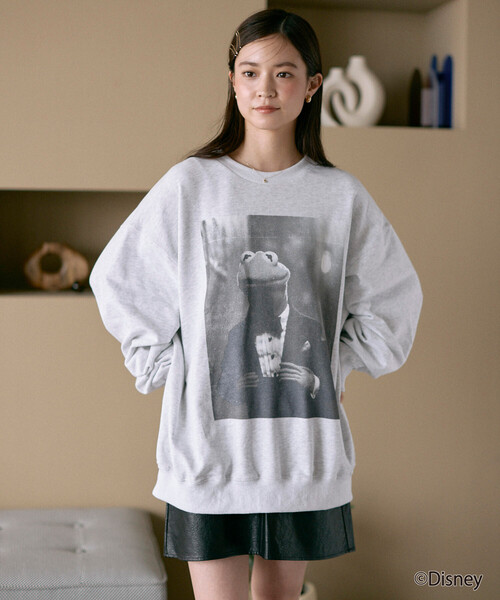 Firsthand（ファーストハンド）の「Firsthand/ファーストハンド ［The Muppets / ザ・マペッツ］ MAPPETS DRESS CREWNECK SWEAT / フロントプリント クルーネックスウェット（スウェット・メンズ・ブラック/グレー・M/L）」の11枚目の写真