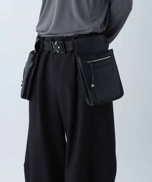 HARE（ハレ）の「コブラバックルウエストBAG(HARE)（ボディバッグ/ウエストポーチ・メンズ・ブラック・FREE）」の9枚目の写真