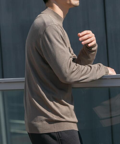 セール】『XLサイズあり』『UR TECH』ハイゲージハイネックニット