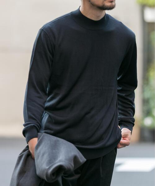 セール】『XLサイズあり』『UR TECH』ハイゲージハイネックニット