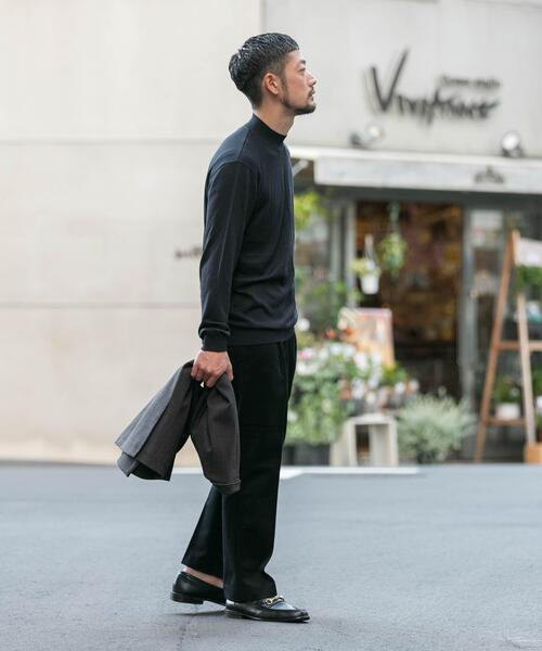 セール】『XLサイズあり』『UR TECH』ハイゲージハイネックニット