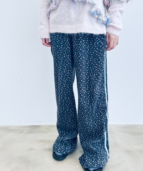 Y2K SYNAPSE FACTORY（ワイツーケー シナプスファクトリー）の「【forever dreaming】ワッフルジョガーパンツ（スウェットパンツ・レディース・ブラック・FREE）」の8枚目の写真