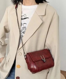 mebole | レトロスクエアチェーンショルダーバッグ(ショルダーバッグ)