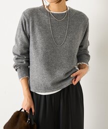 Jena espace merveilleux | ラメクルーネックニット(ニット/セーター)