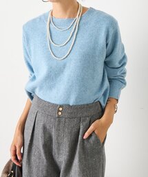 Jena espace merveilleux | ラメクルーネックニット(ニット/セーター)