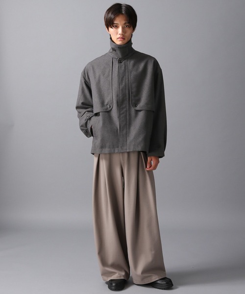 LAKOLE（ラコレ）の「ショートバーンジャケット / 607104（ブルゾン・メンズ・ブラック/グレー・MEDIUM/LARGE）」の7枚目の写真