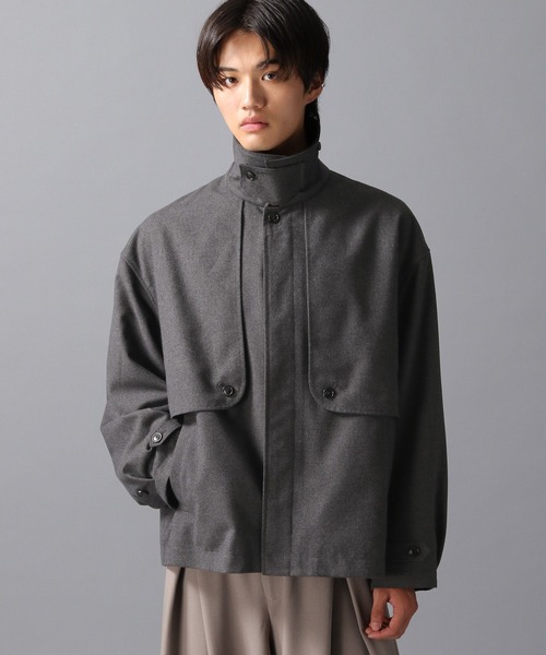 LAKOLE（ラコレ）の「ショートバーンジャケット / 607104（ブルゾン・メンズ・ブラック/グレー・MEDIUM/LARGE）」の9枚目の写真