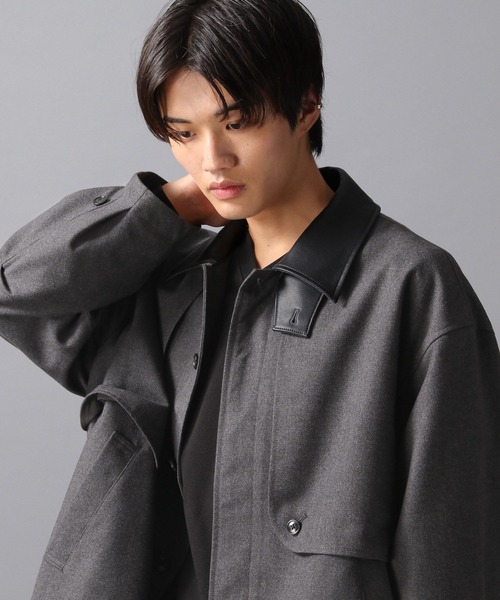 LAKOLE（ラコレ）の「ショートバーンジャケット / 607104（ブルゾン・メンズ・ブラック/グレー・MEDIUM/LARGE）」の12枚目の写真