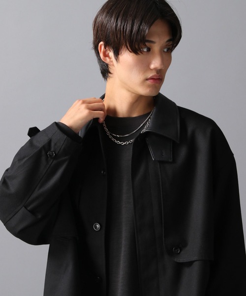 LAKOLE（ラコレ）の「ショートバーンジャケット / 607104（ブルゾン・メンズ・ブラック/グレー・MEDIUM/LARGE）」の5枚目の写真