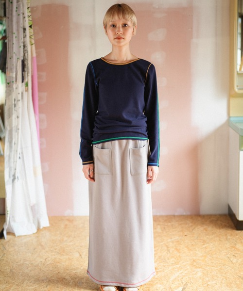 PAMM（パム）の「PAMMのウォームウェア（Tシャツ/カットソー・レディース・アイボリー/ダークパープル/グリーン/ネイビー・1/2）」の22枚目の写真