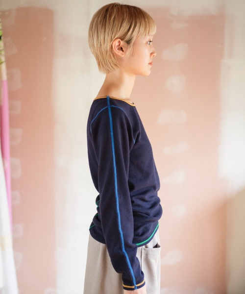 PAMM（パム）の「PAMMのウォームウェア（Tシャツ/カットソー・レディース・アイボリー/ダークパープル/グリーン/ネイビー・1/2）」の20枚目の写真