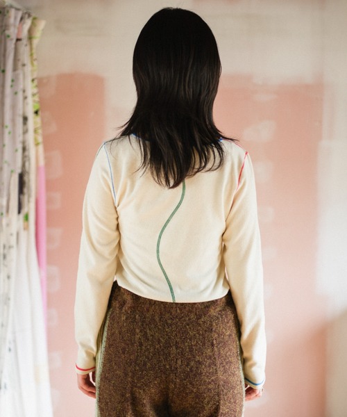 PAMM（パム）の「PAMMのウォームウェア（Tシャツ/カットソー・レディース・アイボリー/ダークパープル/グリーン/ネイビー・1/2）」の13枚目の写真