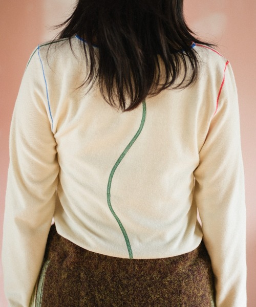 PAMM（パム）の「PAMMのウォームウェア（Tシャツ/カットソー・レディース・アイボリー/ダークパープル/グリーン/ネイビー・1/2）」の15枚目の写真