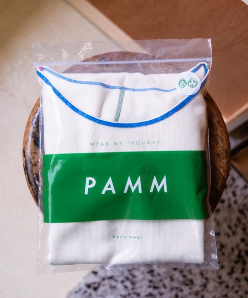 PAMM（パム）の「PAMMのウォームウェア（Tシャツ/カットソー・レディース・アイボリー/ダークパープル/グリーン/ネイビー・1/2）」の5枚目の写真