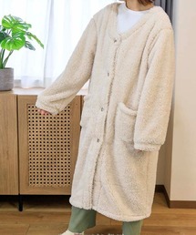 Bleu Bleuet | ペコラノーカラールームガウン(ガウン/バスローブ)