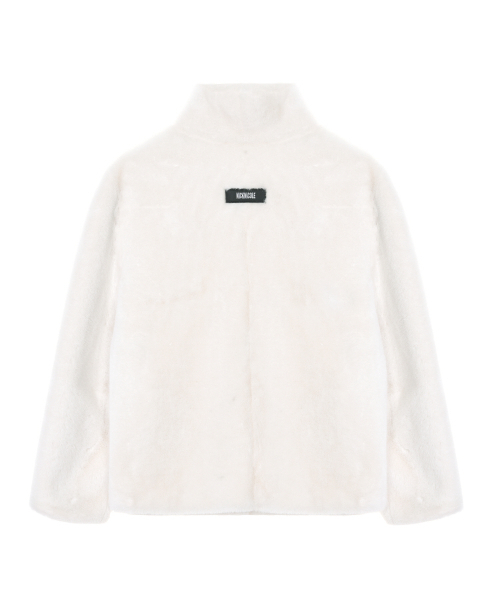 NICK&NICOLE(ニックアンドニコール)の「HIGH NECK SOFT FUR JACKET_IVORY(ムートンコート・レディース・その他・FREE)」の5枚目の写真